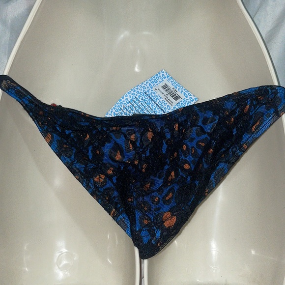 Sinful by affliction orange & blue with black lace tie gemstone - Picture 4 of 8